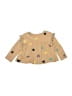 Zara 100% Cotton Tan Long Sleeve Blouse Size 12-18 mo - photo 2