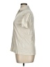 H&M 100% Cotton Silver Short Sleeve Top Size XL - photo 5
