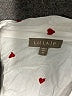 Lilla P 100% Cotton Hearts White Long Sleeve Blouse Size XS - photo 4