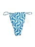 AEXAE Chevron-herringbone Blue Swimsuit Bottoms Size S - photo 1