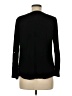 Pale Sky 100% Polyester Animal Print Black Long Sleeve Blouse Size M - photo 2