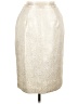 ASHRO 100% Polyester Metallic Ivory Formal Skirt Size 14 - photo 1