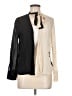 MNG Suit Color Block Ivory Black Long Sleeve Blouse Size 6 - photo 1