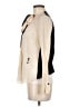 MNG Suit Color Block Ivory Black Long Sleeve Blouse Size 6 - photo 5