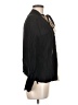 MNG Suit Color Block Ivory Black Long Sleeve Blouse Size 6 - photo 4