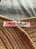 White Mark 100% Acrylic Tan Poncho Size M - photo 4