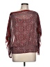 Leon Max 100% Polyester Red 3/4 Sleeve Blouse Size L - photo 1