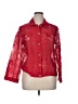 MULTIPLES Red Long Sleeve Blouse Size XL - photo 1