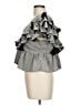Entro 100% Polyester Gray Sleeveless Blouse Size L - photo 5