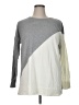 Ann Taylor LOFT Outlet Color Block Gray Pullover Sweater Size XL - photo 1