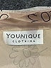 Younique 100% Polyester Metallic Tan Long Sleeve Blouse Size S (estimated) - photo 7