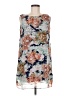 Nymphe 100% Polyester Print Blue Casual Dress Size M - photo 1