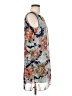 Nymphe 100% Polyester Print Blue Casual Dress Size M - photo 4