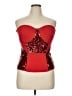 Say What? Red Sleeveless Top Size 1X - photo 1