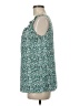 Ann Taylor LOFT Outlet 100% Polyester Teal Sleeveless Blouse Size M - photo 5