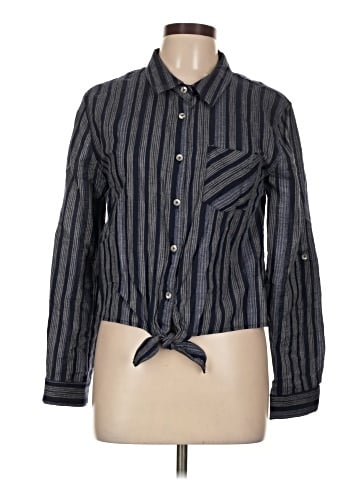 Very J Long Sleeve Button-Down Shirt (view 1)