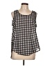 Pixley 100% Polyester Black Sleeveless Blouse Size L - photo 1