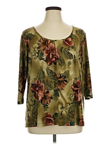 Suzie In The City 3/4 Sleeve Blouse (view 1)