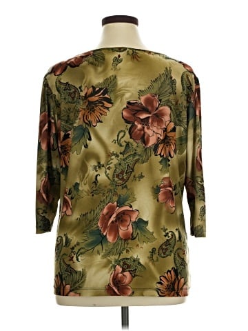Suzie In The City 3/4 Sleeve Blouse (view 2)