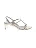 Ron White Silver Tan Sandals Size EU 38 1/2 - photo 1