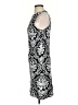 Relais 100% Cotton Paisley Black Silver Cocktail Dress Size S - photo 5
