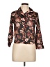 Mia Joy 100% Polyester Floral Brown 3/4 Sleeve Blouse Size 12 - photo 1