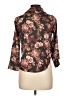 Mia Joy 100% Polyester Floral Brown 3/4 Sleeve Blouse Size 12 - photo 2