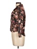 Mia Joy 100% Polyester Floral Brown 3/4 Sleeve Blouse Size 12 - photo 5