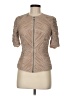 Burberry 100% Polyester Tan Short Sleeve Top Size 6 - photo 1