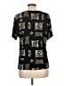 Liz Baker Black Short Sleeve Blouse Size L (petite) - photo 2