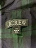 J.Crew 100% Viscose Argyle Green Long Sleeve Button-Down Shirt Size XS - photo 7