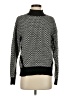 Ann Taylor LOFT Houndstooth Black Turtleneck Sweater Size XS - photo 1