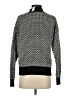 Ann Taylor LOFT Houndstooth Black Turtleneck Sweater Size XS - photo 2