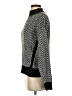 Ann Taylor LOFT Houndstooth Black Turtleneck Sweater Size XS - photo 5