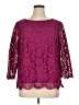 rsvp by TALBOTS 100% Polyester Burgundy 3/4 Sleeve Blouse Size XL - photo 1