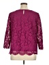 rsvp by TALBOTS 100% Polyester Burgundy 3/4 Sleeve Blouse Size XL - photo 2