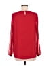 Apt. 9 100% Polyester Red Long Sleeve Blouse Size M - photo 2