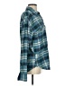 Free People Plaid Teal Long Sleeve Button-Down Shirt Size XS - photo 4