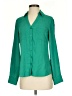 Express 100% Polyester Green Long Sleeve Blouse Size XS - photo 1