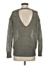Jennifer Lopez Metallic Silver Pullover Sweater Size S - photo 2