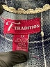 Tradition Plaid Blue 3/4 Sleeve Blouse Size 3X - photo 7