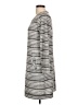 Tacera Stripes Gray Casual Dress Size L - photo 5