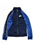 Nike 100% Polyester Blue Zip Up Hoodie Size 6 - 7 - photo 1