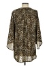 Karen Kane 100% Polyester Animal Print Gold 3/4 Sleeve Blouse Size S - photo 2