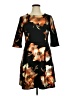ECI Print Black Cocktail Dress Size 14 - photo 1