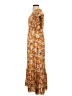Sandro 100% Viscose Floral Orange Casual Dress Size EU (FR) 36 / US 4 - photo 5