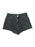 PacSun 100% Cotton Black Denim Shorts Size 25 waist - photo 1