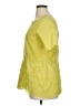 Unbranded Yellow Short Sleeve Blouse Size XL - photo 5