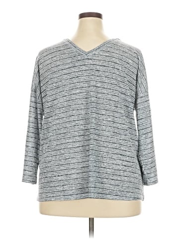 Bobeau 3/4 Sleeve Top (view 2)