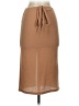 Shein Solid Tan Casual Skirt Size 2 - photo 1